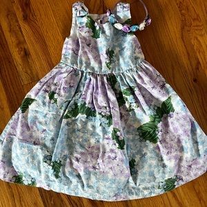 Gymboree 5T Hydrangea Dress